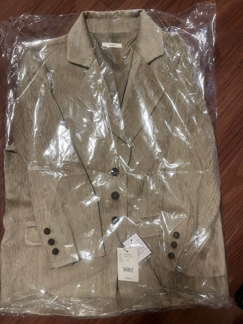 OLUN Loose basic mall jacket ベージュ