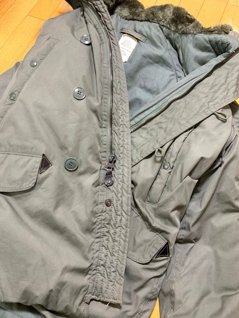 N-3B 米軍実物　greenbrier製　ファーも状態良　美品　scovill