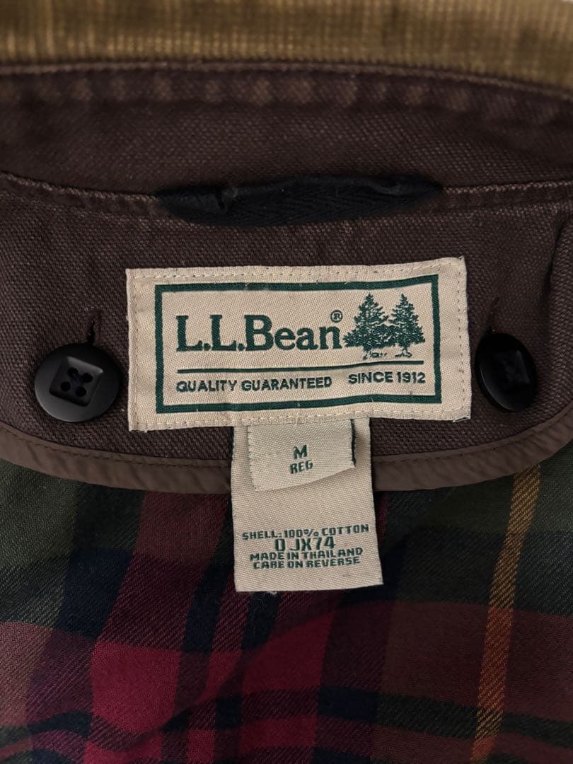 90s〜00s 希少木タグ L.L.Bean ブラウン ハンティングジャケット