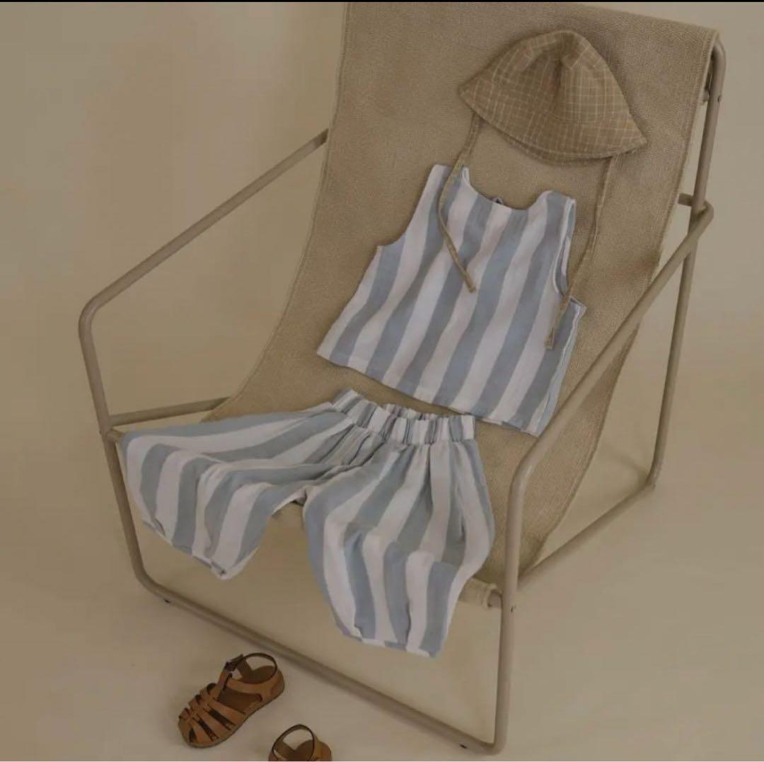 トップス organic zoo Sardine Stripes Resort