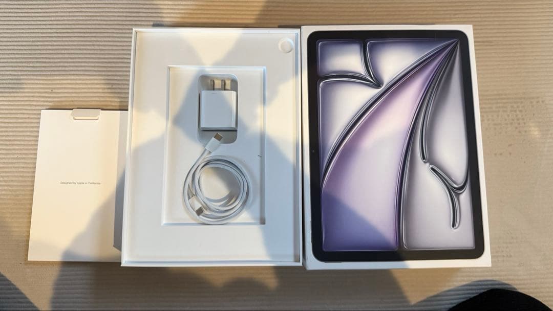 美品iPad Air 11インチm2スペースグレイ 128G WiFiモデル