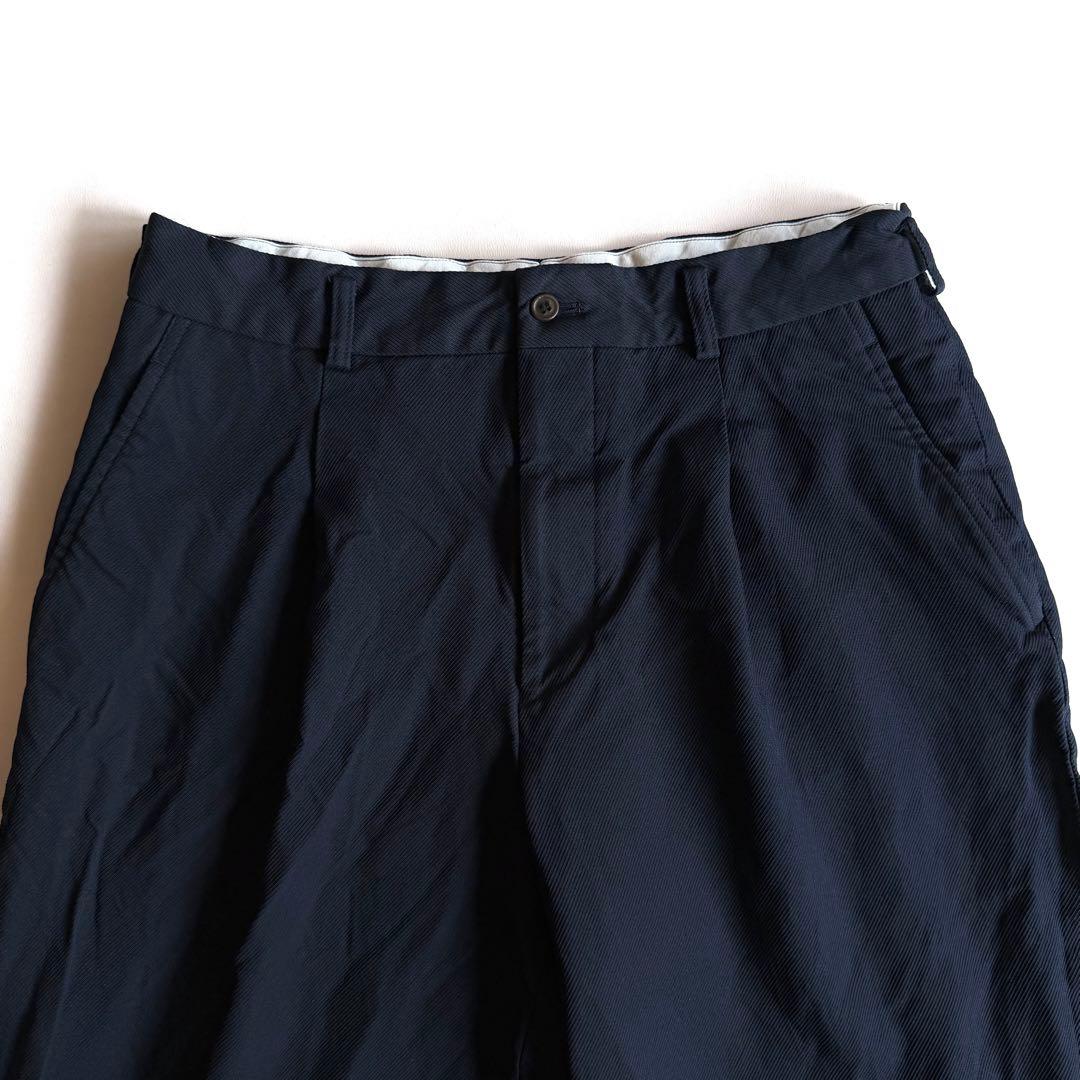 《美品》 22aw コムデギャルソン オムドゥ ポリ縮 スラックス パンツ M