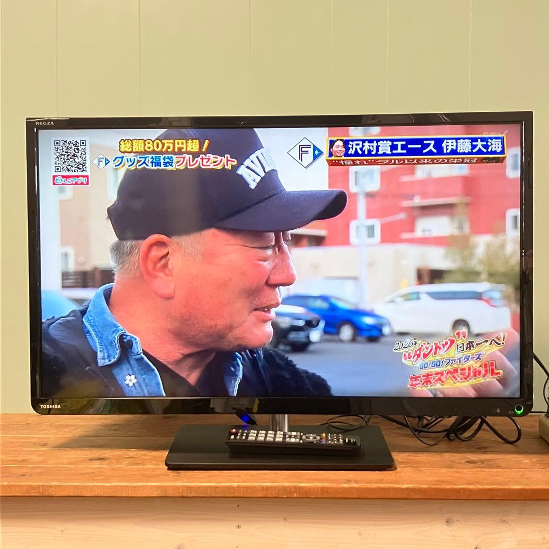TOSHIBA REGZA東芝 テレビ 32インチ リモコン付き