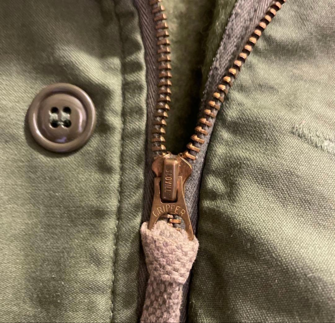 70s 80s US navy A-2 デッキジャケット　希少　ビッグサイズ