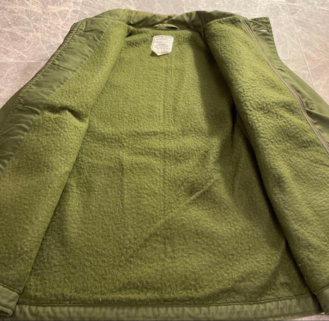 70s 80s US navy A-2 デッキジャケット　希少　ビッグサイズ