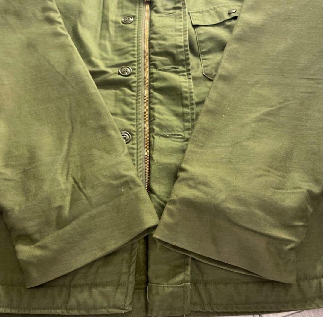 70s 80s US navy A-2 デッキジャケット　希少　ビッグサイズ