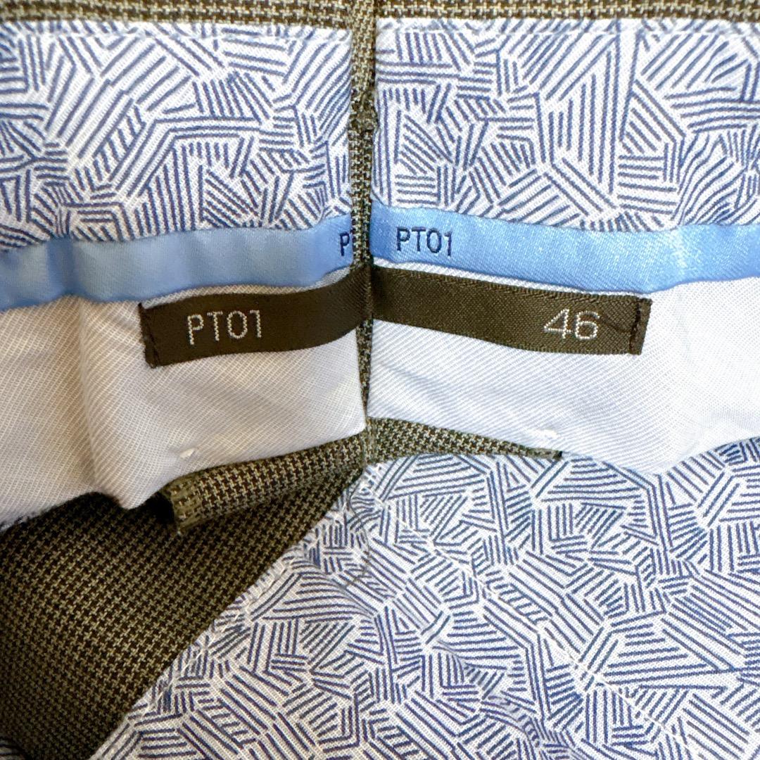 極美品 PT01 スラックス ストレッチ スーパースリムフィット