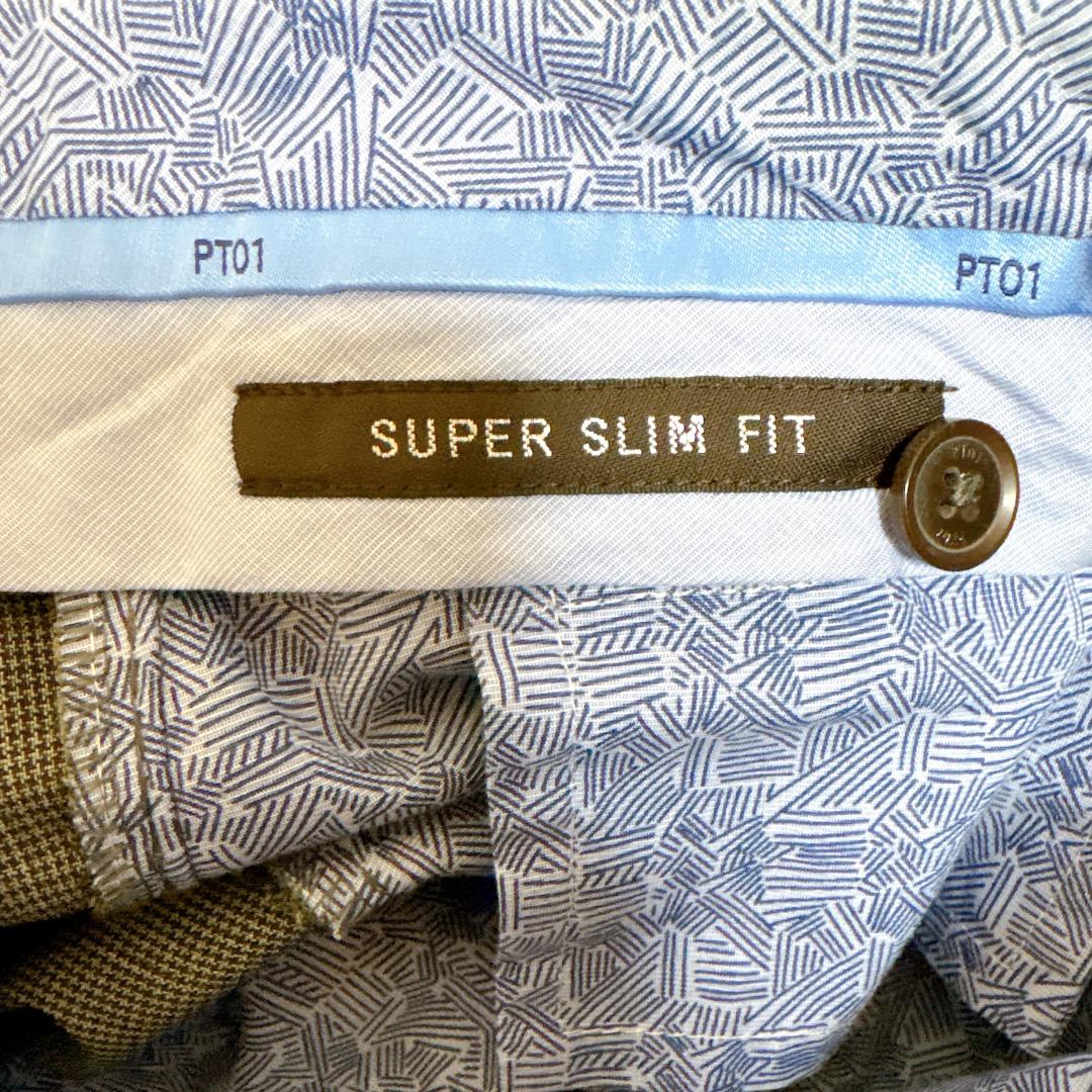 極美品 PT01 スラックス ストレッチ スーパースリムフィット