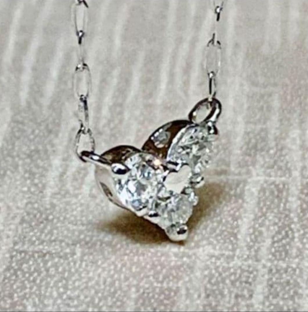 【SALE！！】♥️ＰＴ天然ダイヤモンドネックレス♥️