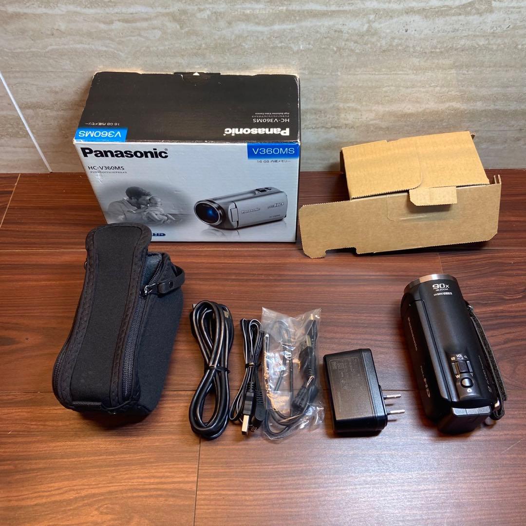 Panasonic HC-V360MS ビデオカメラ ほぼ新品 5641