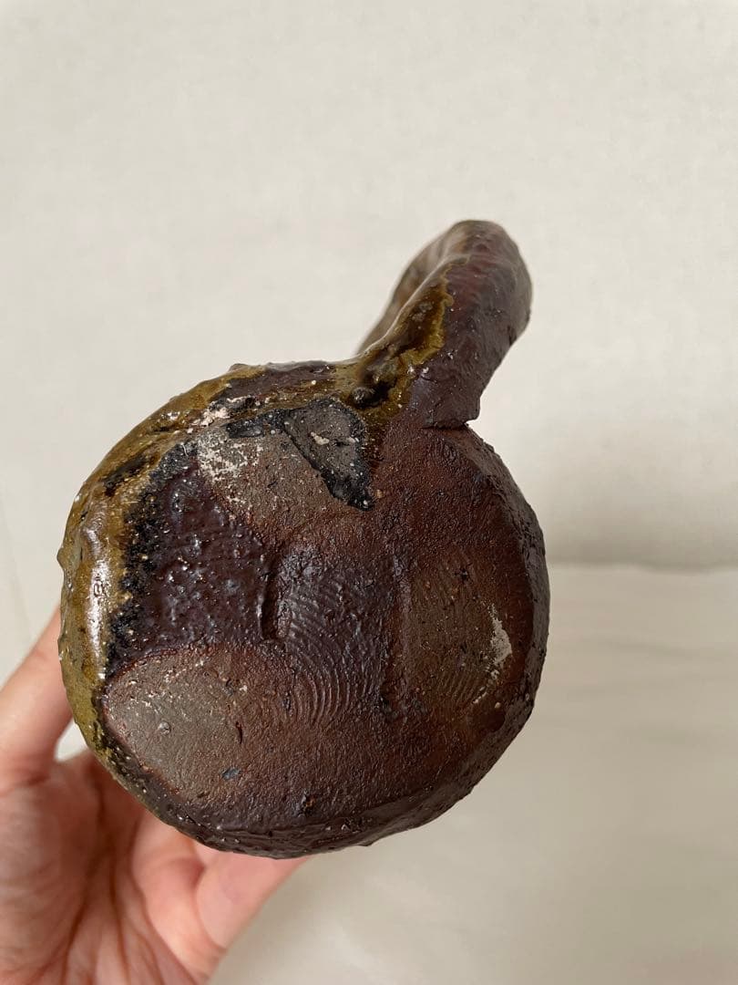 國吉清尚 作　焼締マグカップ