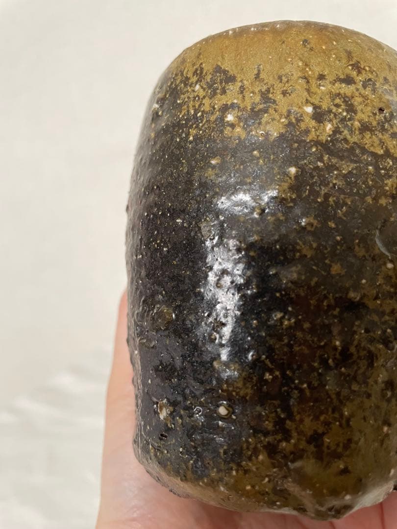 國吉清尚 作　焼締マグカップ