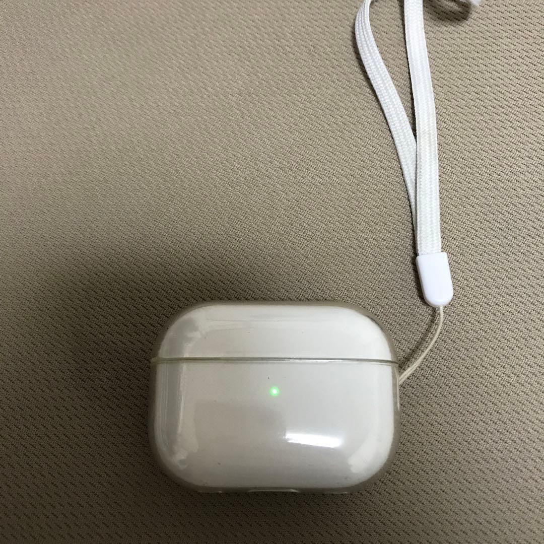 AirPods本体 ストラップ付き ホワイト（箱付き）