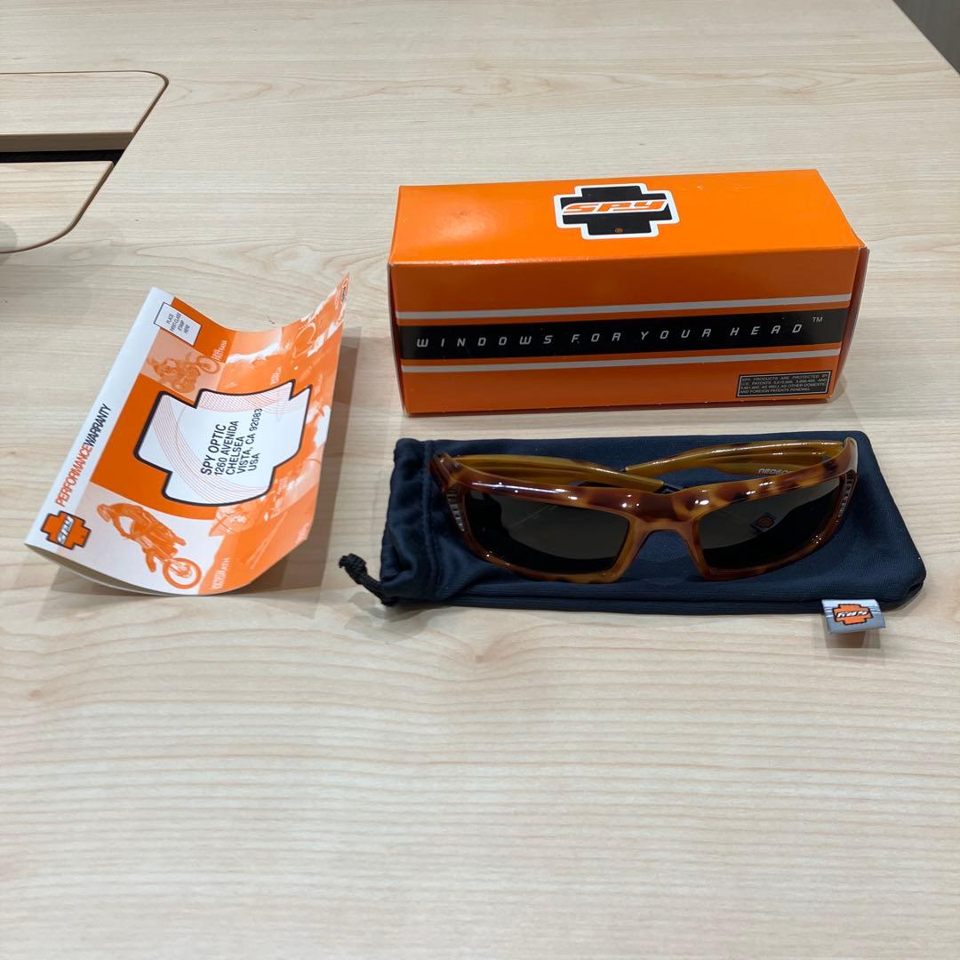 新品未使用 サングラス SPY NEO SCOOP タイガートートイス 長渕剛着