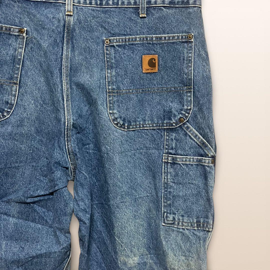 ね*離様 Carhartt ダブルニー　ペインターデニムパンツ　ブルー　ワークパ