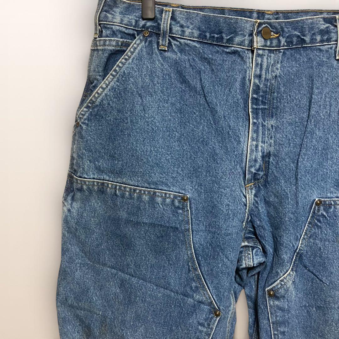 ね*離様 Carhartt ダブルニー　ペインターデニムパンツ　ブルー　ワークパ