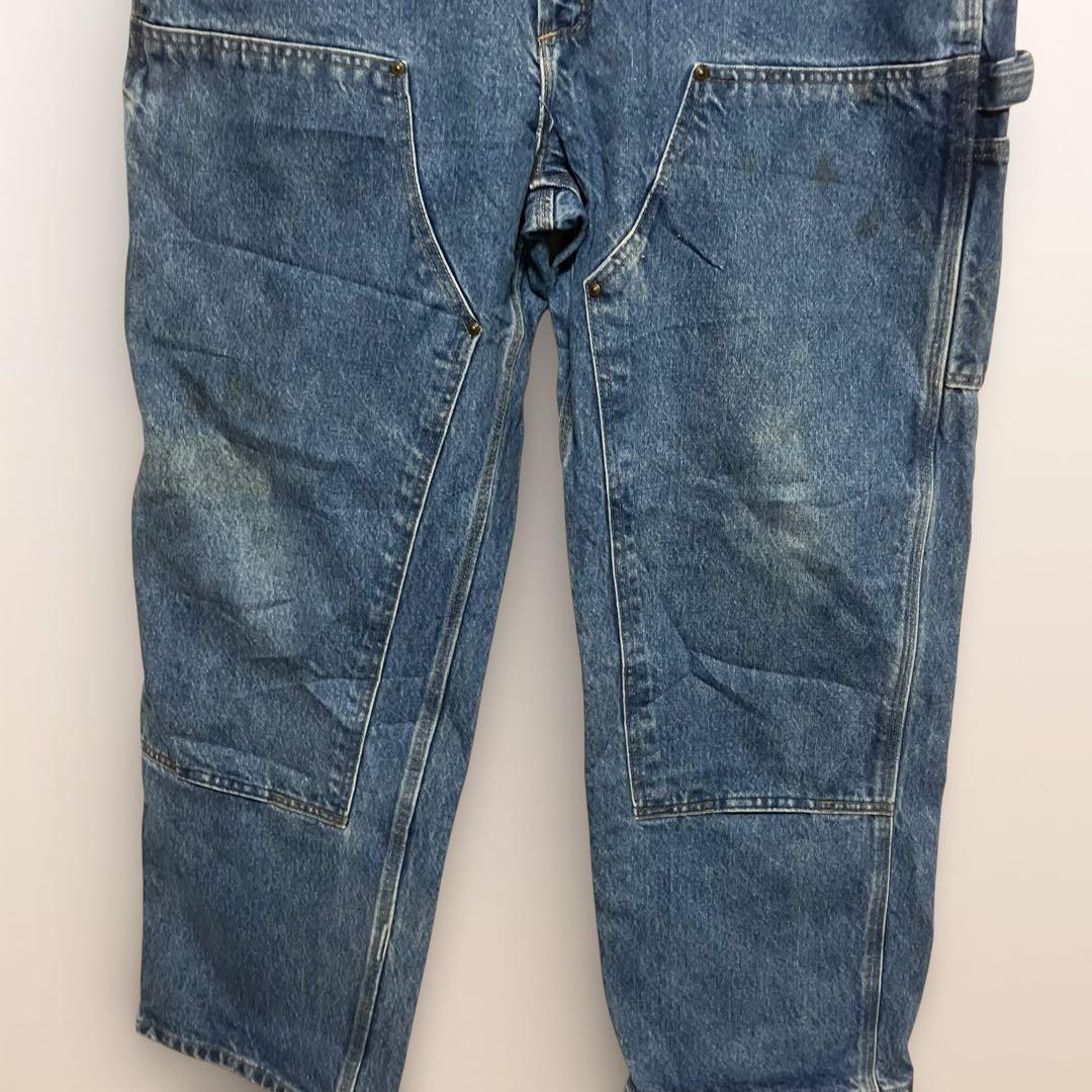 ね*離様 Carhartt ダブルニー　ペインターデニムパンツ　ブルー　ワークパ
