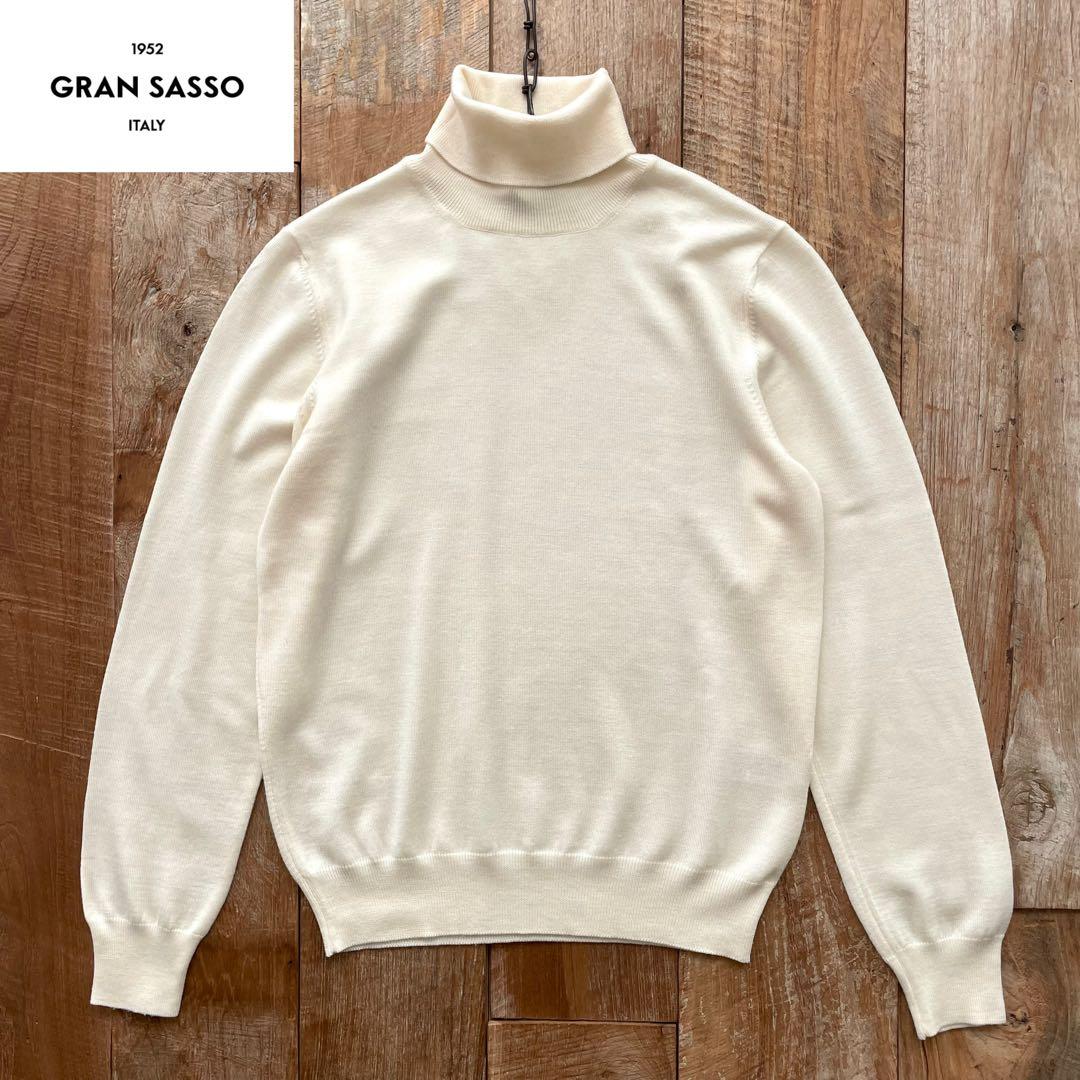 【新品】GRAN SASSO グランサッソ タートルネック ニット セーター