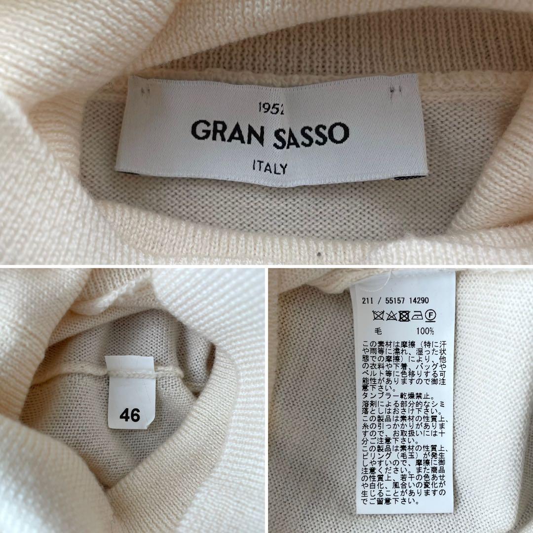 【新品】GRAN SASSO グランサッソ タートルネック ニット セーター