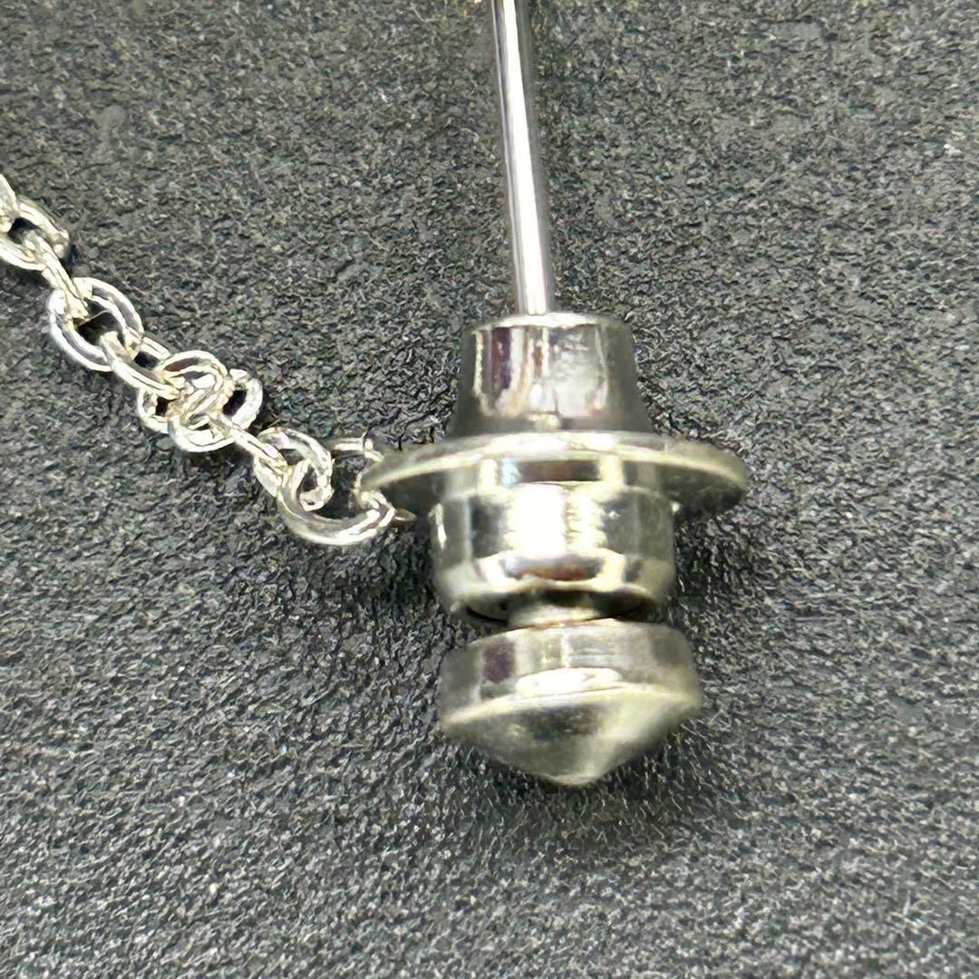 極美品　バーバリー　シルバーにゴールドホースロゴ　ラペルピン　ピンブローチ