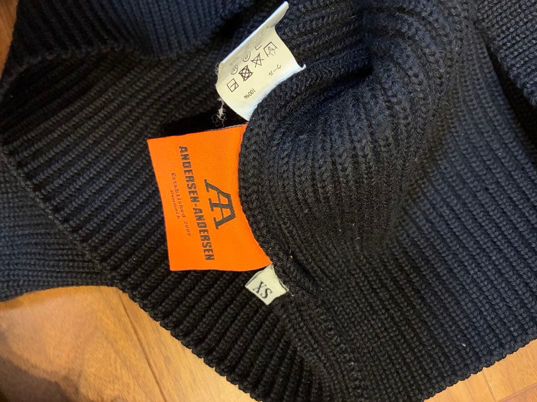 アンデルセンアンデルセン　5G ニット　ブラック