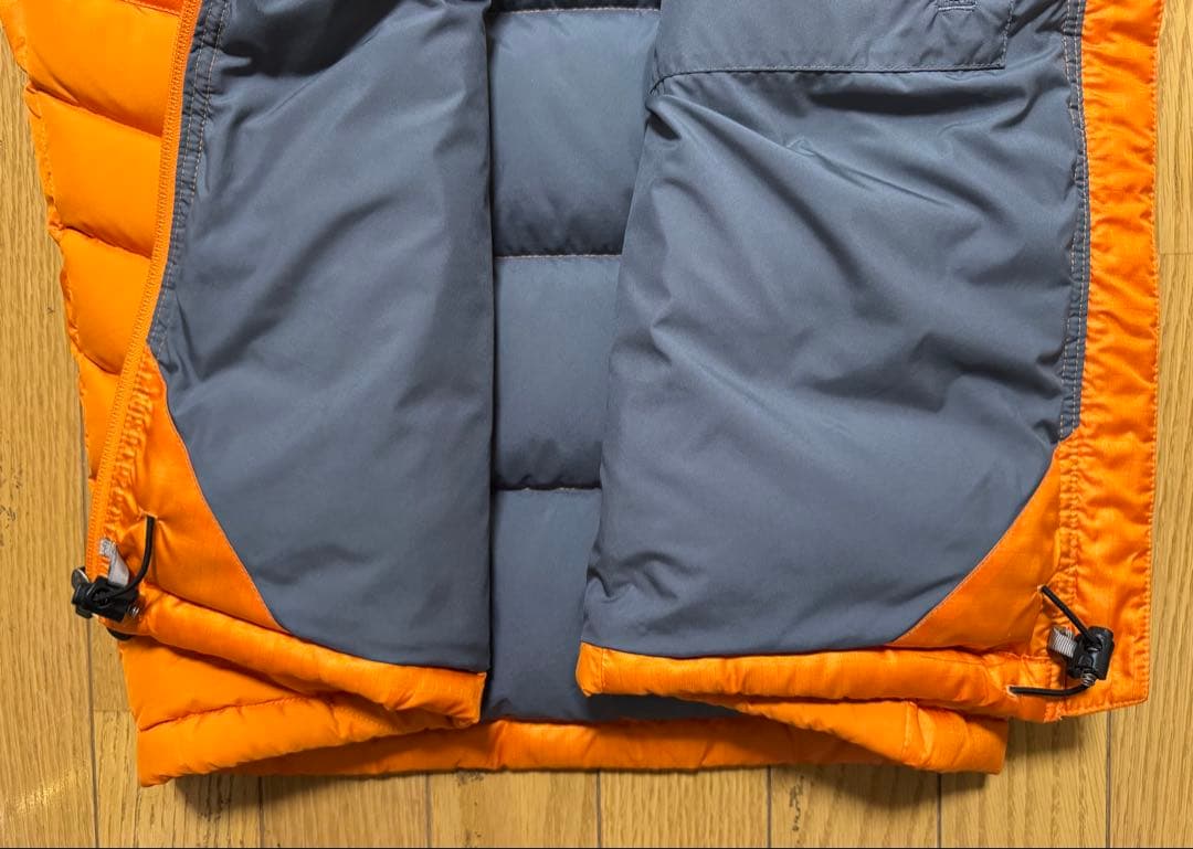 パタゴニア ダウンベスト オレンジ サイズM