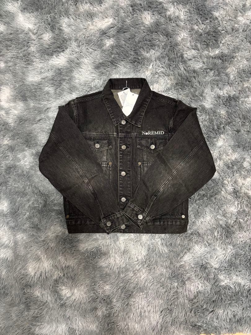 NoREMID ブラック デニムジャケット　タグ付き