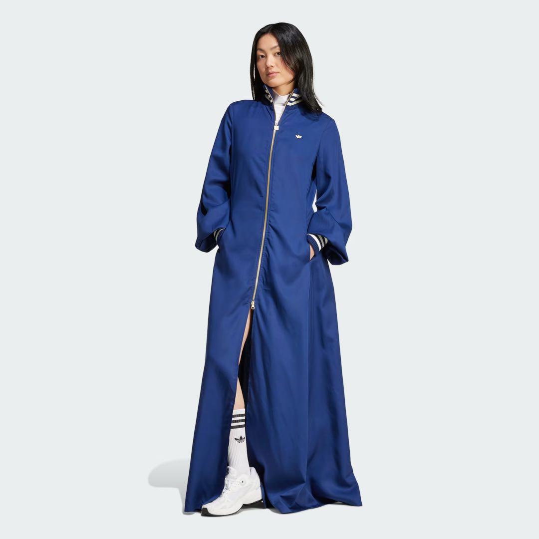 タグ付き未使用品✨ adidas プレミアムサテン　ロング ワンピース　X L