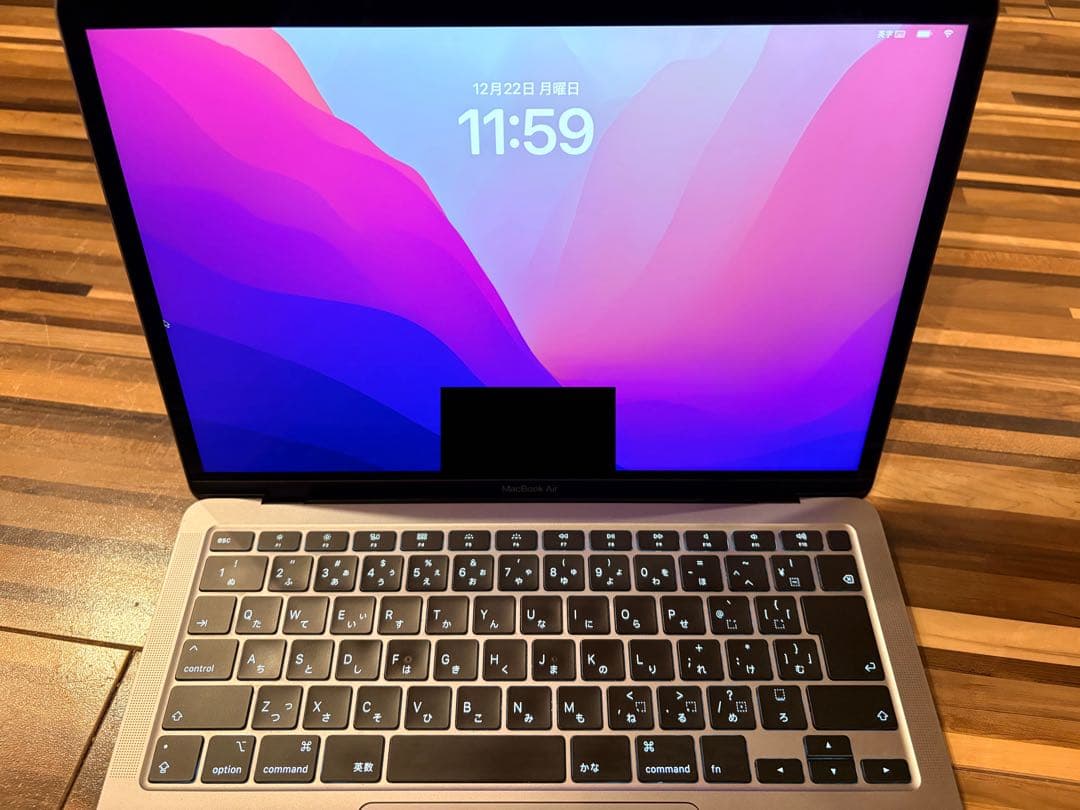 MacBook Air 2020 メモリ16GB SSD512GB