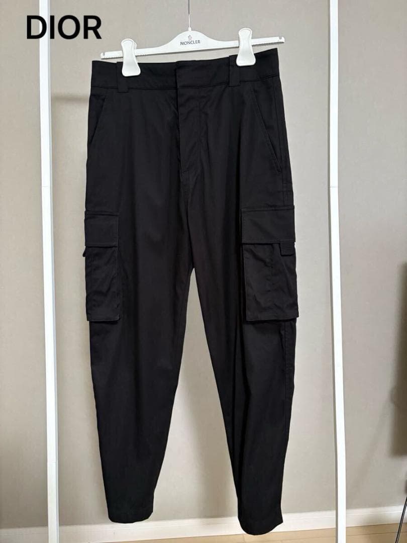 ★DIOR　ディオール　現行品　カーゴパンツ　定価18万円　44　ブラック★