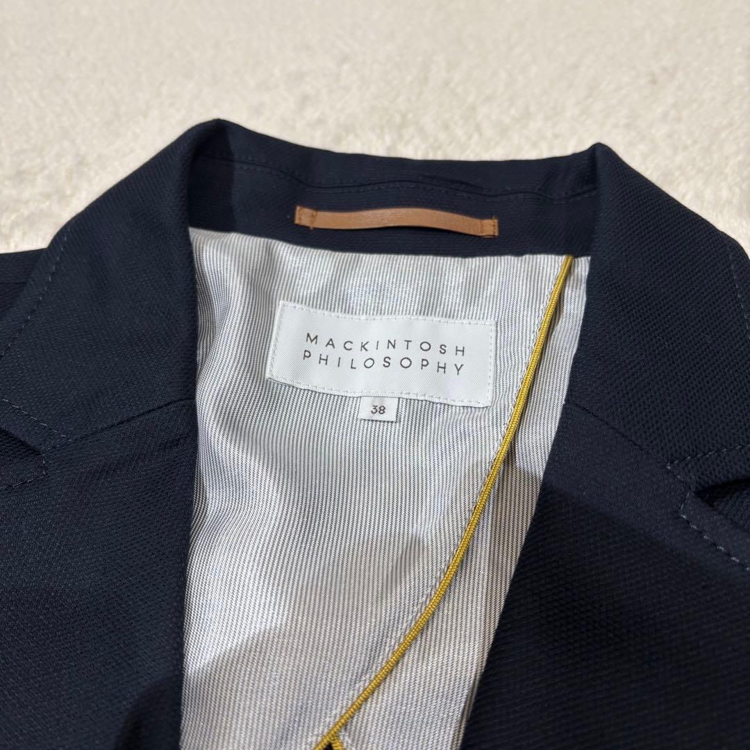 《未使用タグ付》MACKINTOSH PHILOSOPHY 金ボタン紺ブレザー