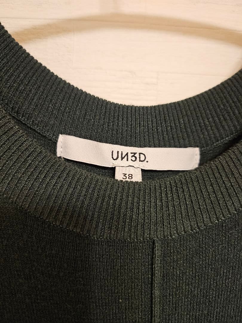 UN3D.　コクーンニットワンピース