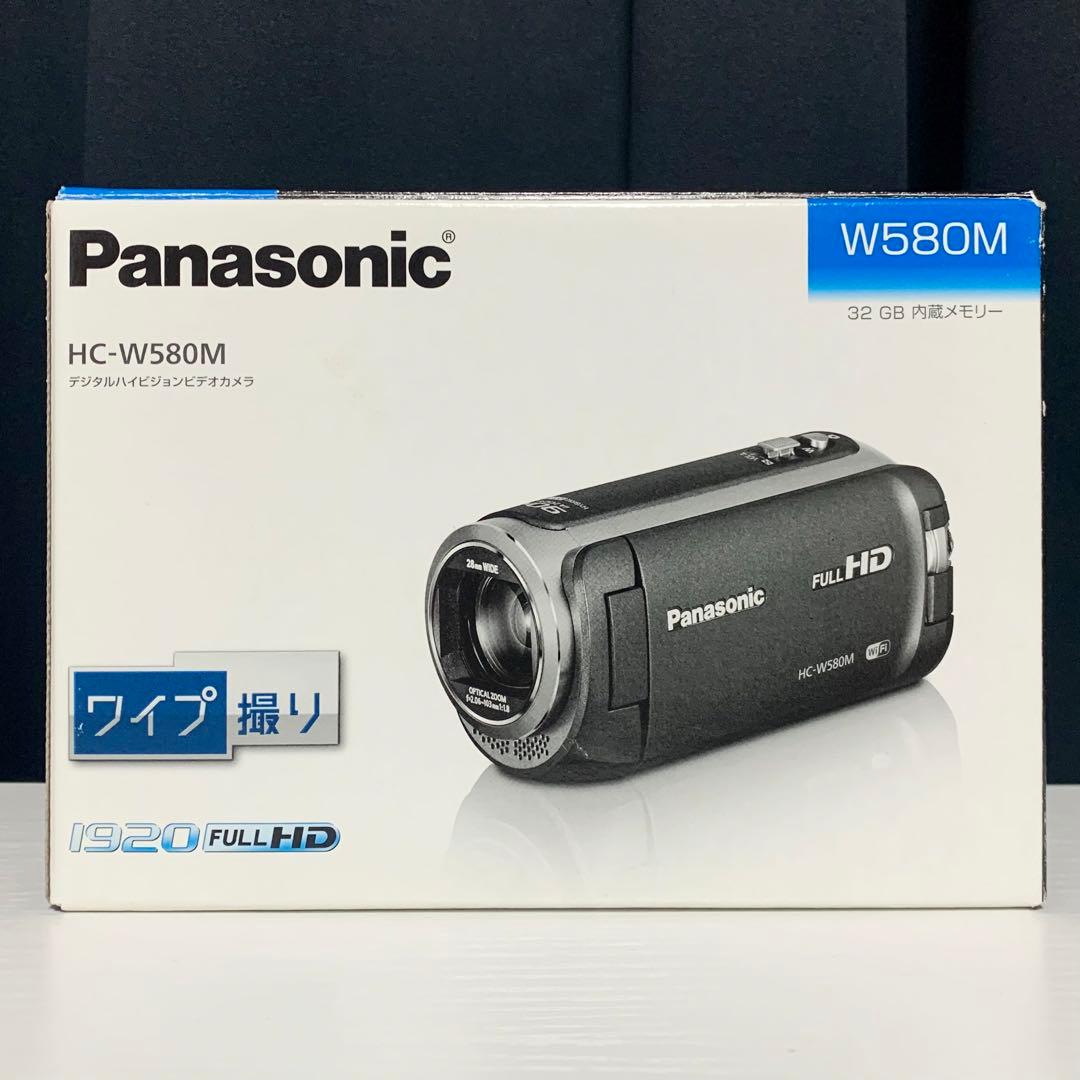 デジタルハイビジョンビデオカメラ ピンク Panasonic HC-W580M
