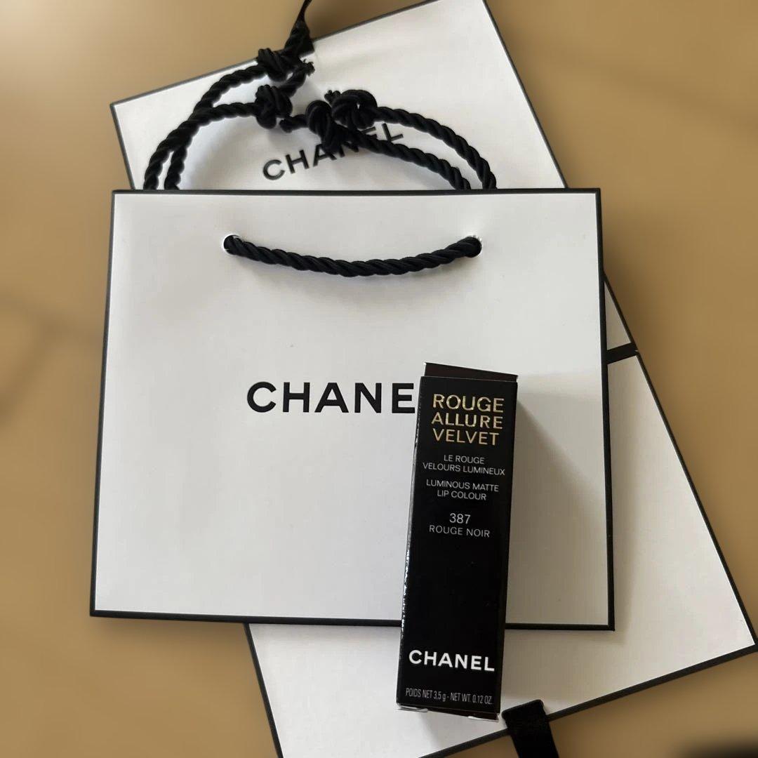 CHANEL ルージュ アリュール ヴェルヴェット ルージュヌワール 387