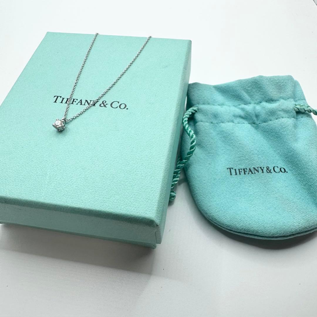 【美品】ティファニー TIFFANY＆Co. ネックレス PT950 ダイヤ