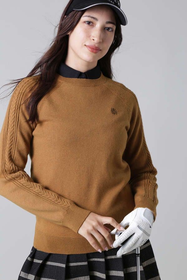 ★美品★St ANDREWS　カシミア混ウール　ニット　サイズ　S