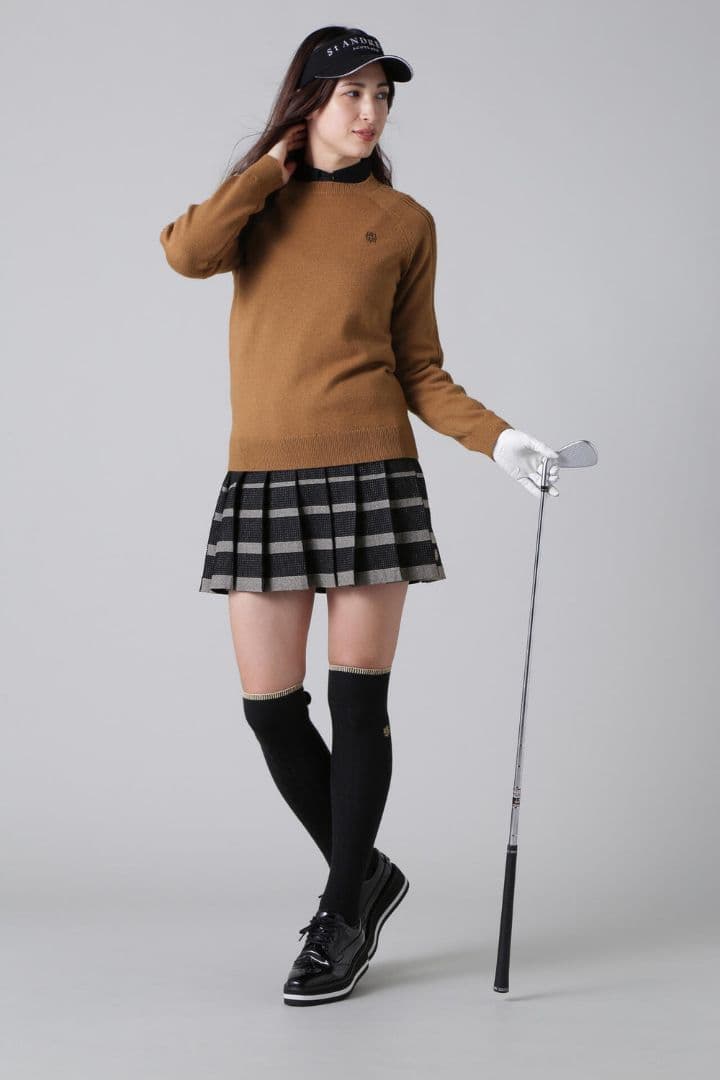 ★美品★St ANDREWS　カシミア混ウール　ニット　サイズ　S