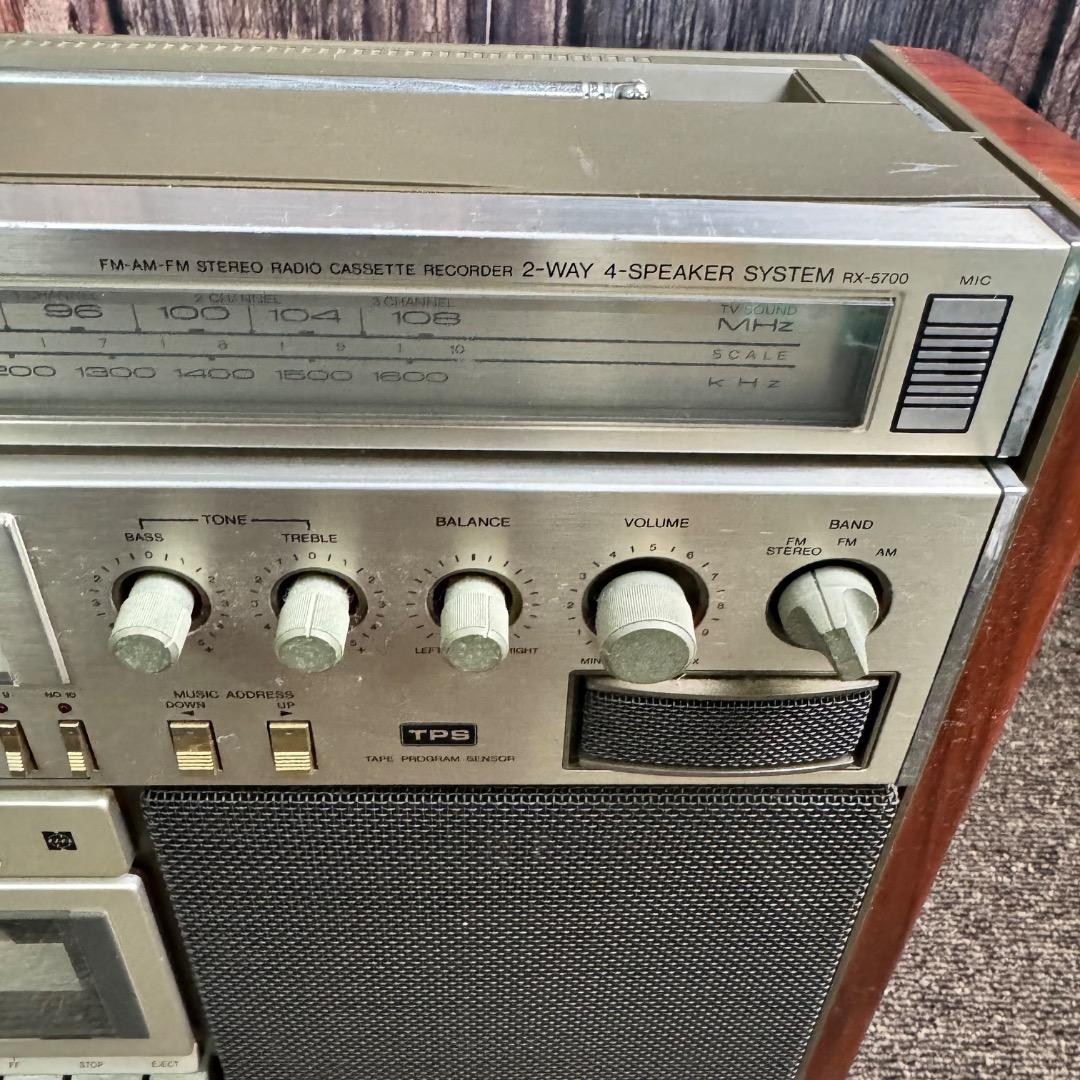 National ナショナル RX-5700 大型ラジカセ 動作品