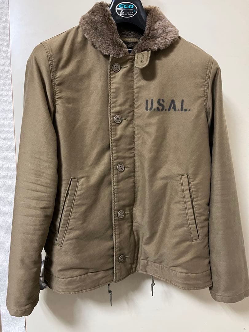 ALPHA アルファ N-1デッキジャケット 試着のみ M