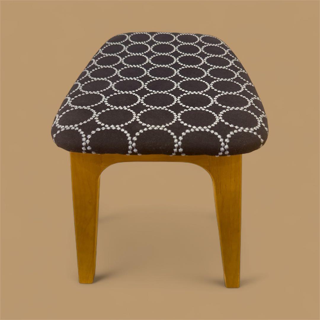 サンプル展示品　ミナペルホネン生地スツール 数量限定1点　 チャア　イス　未使用