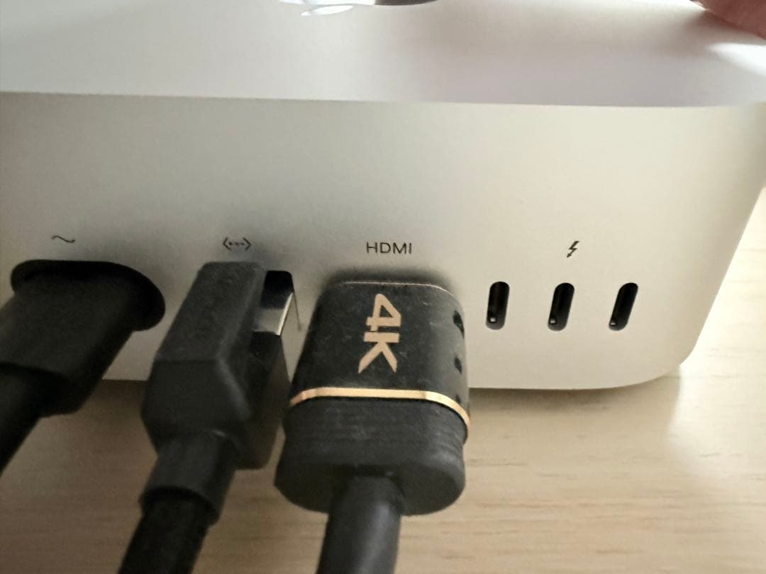 【美品】M4 Mac mini 24GB/1TB & Magickeyboard