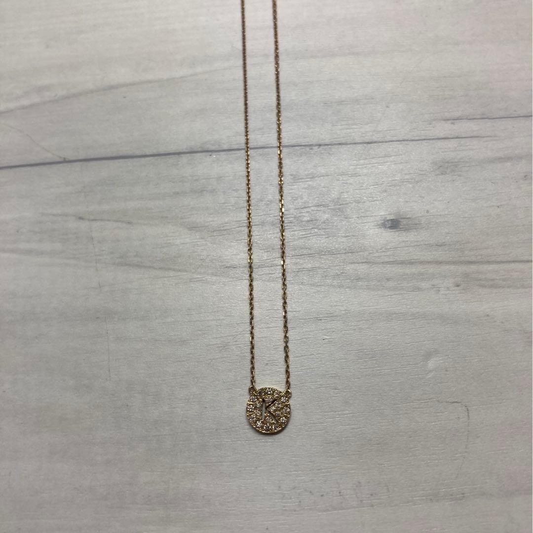 専用出品　AHKAH イニシャルネックレス　K 10金