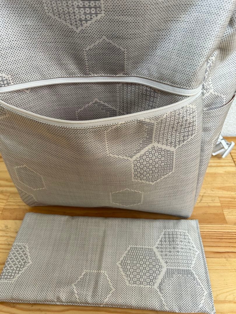 うずまき様おまとめ　正絹白大島紬リュックサック