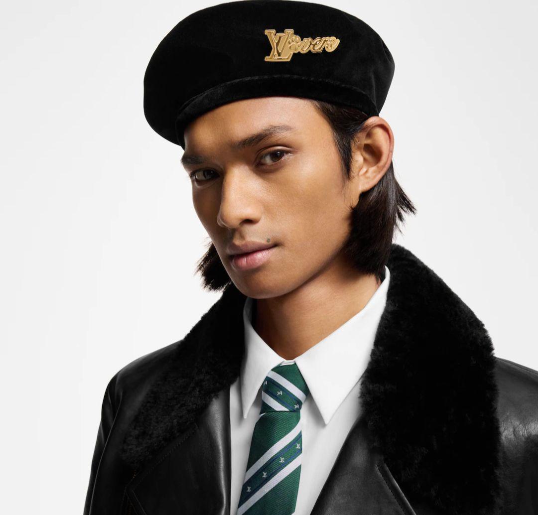 新品同様ルイヴィトン　ベレー帽 LVバーズ