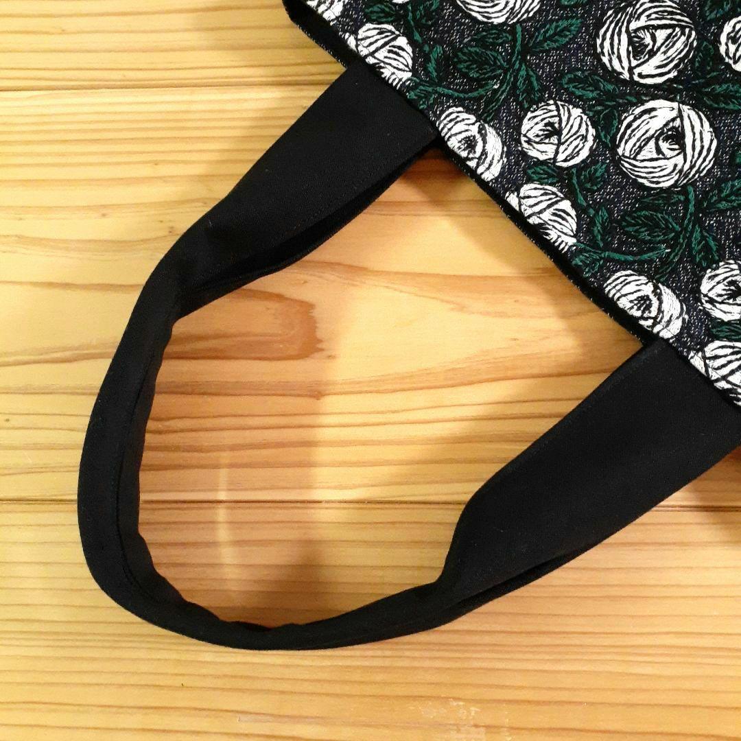 ミナペルホネン　新作rosyネイビーのトートバッグ