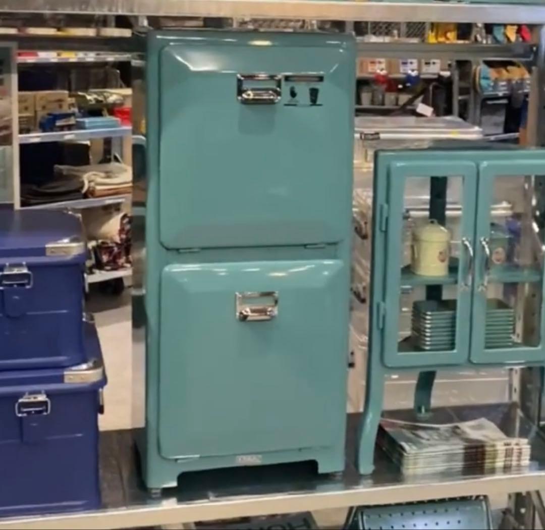 ごみ箱 DULTON TRASH CAN DOUBLEDECKER GRAY GREEN