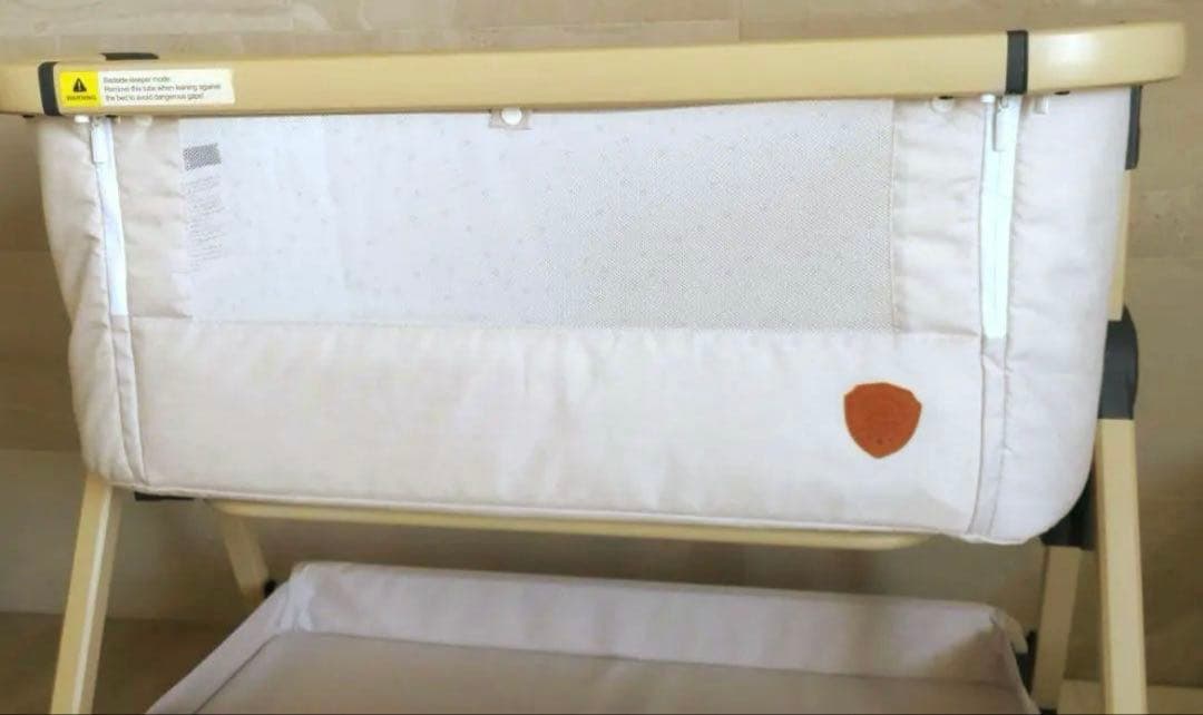 HZDMJ 2023新型ベビーベッド　ベージュ