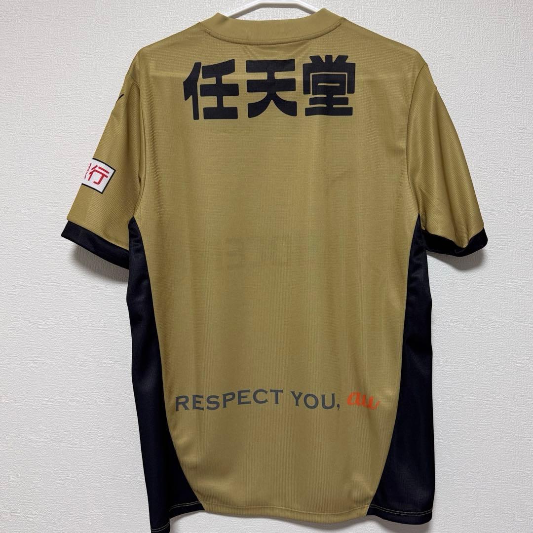 京都サンガF.C. 2025年 リミテッドユニフォーム ゴールド