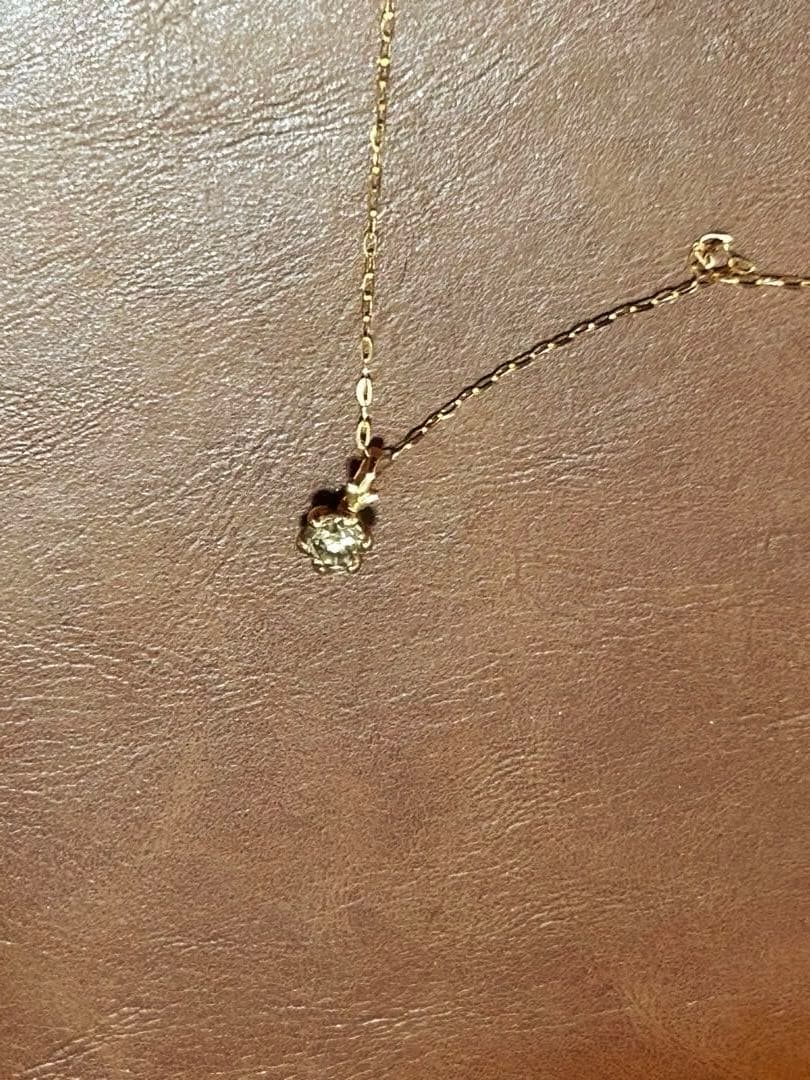 k18 PG ブラウンダイヤモンドネックレス