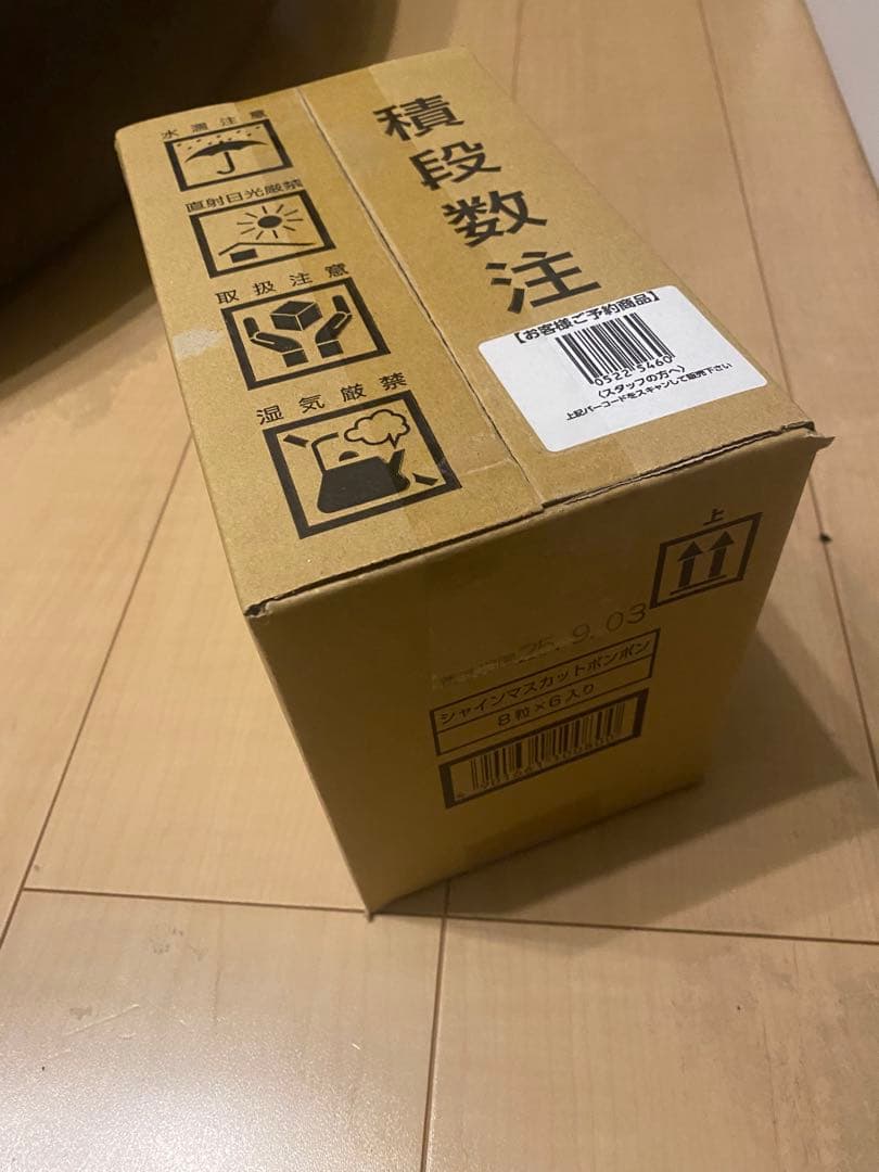 【新品・未開封】　シャインマスカットボンボン　1ケース(6袋)